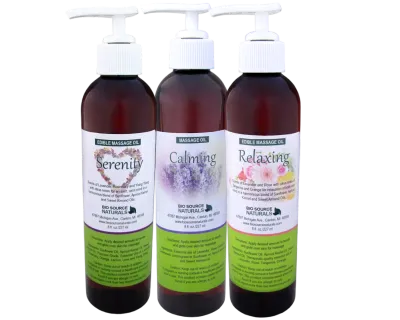 Emotional Wellness Massage Oil Package, each 8 fl oz (227 ml) (3 Pack)