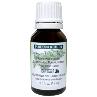 Rosemary, Verbenone CT Pure Essential Oil - Morocco with Analysis Report &amp; Free Affirmation Digital Card