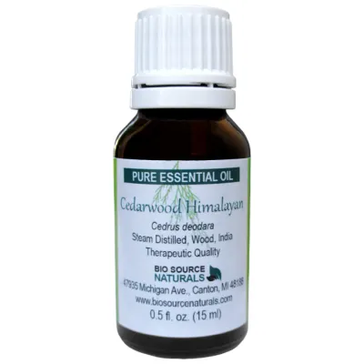 Cedarwood Pure Essential Oil  - Himalayan with Analysis Report &amp; Free Affirmation Digital Card