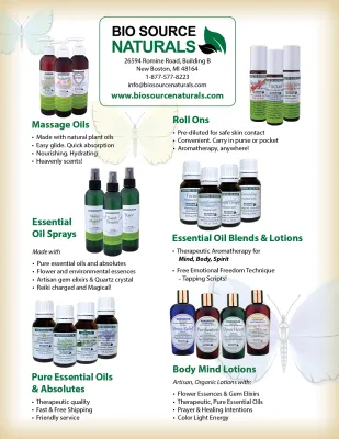Bio Source Naturals Product Line Bulletins