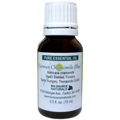 German Chamomile Pure Essential Oil (Blue) with Free Affirmation Digital Card
