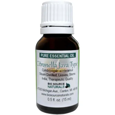 Citronella Pure Essential Oil - Java Type with Free Affirmation Digital Card