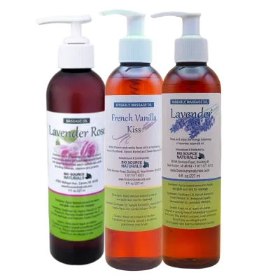 Romance Massage Oil Collection 8 fl oz (227 ml) 3 Pack