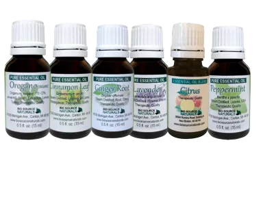 Best Pure Essential Oils to Diffuse Collection - Set of 6 (0.5 oz (15ml) Bottles)