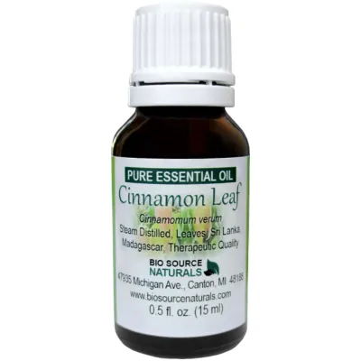 Cinnamon Leaf Pure Essential Oil with Analysis Report &amp; Free Affirmation Digital Card