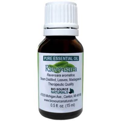 Ravensara Pure Essential Oil with Analysis Report &amp; Free Affirmation Digital Card