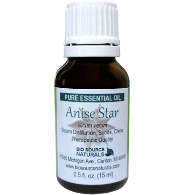Anise (Star) Pure Essential Oil with Analysis Report &amp; Free Affirmation Digital Card