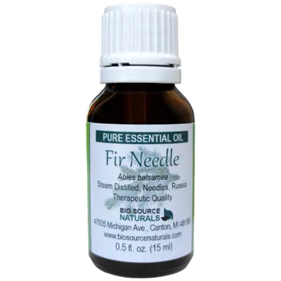 Fir Needle Pure Essential Oil with Analysis Report &amp; Free Affirmation Digital Card