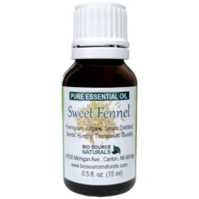 Fennel, Sweet Pure Essential Oil - Hungary - With Analysis Report &amp; Free Affirmation Digital Card