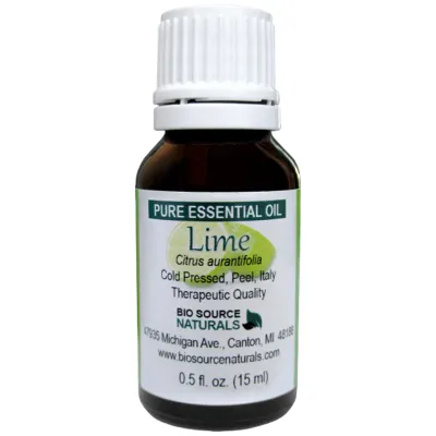 Lime Pure Essential Oil with Free Affirmation Digital Card