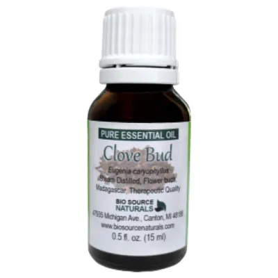 Clove Bud Pure Essential Oil with Analysis Report &amp; Free Affirmation Digital Card