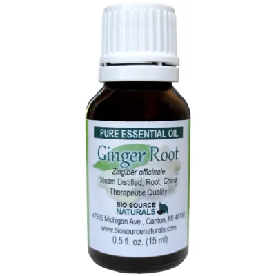 Ginger Root Pure Essential Oil with Free Affirmation Digital Card