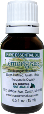 Lemongrass, India Pure Essential Oil