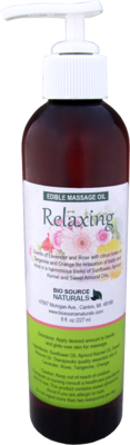 Relaxing Kissable Massage Oil 8 fl oz (227 ml)