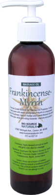Frankincense-Myrrh Massage Oil 8 fl oz (227 ml)