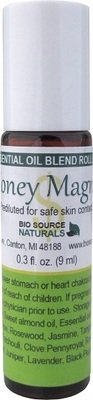 Money Magnet Essential Oil Blend Roll-On - 0.3 fl oz (9 ml) Amber Glass Roll-On Bottle with Stainless Steel Roller Ball and Cap