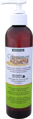 Cinnamon Massage Oil 8 fl oz (227 ml)