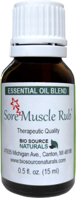 Sore Muscle Rub Essential Oil Blend
