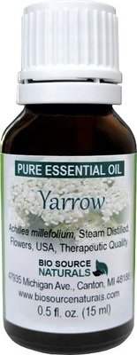 Yarrow Pure Essential Oil with Analysis Report