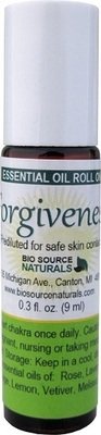 Forgiveness Essential Oil Blend Roll-On - 0.3 fl oz (9 ml) Amber Glass Roll-On Bottle with Stainless Steel Roller Ball and Cap