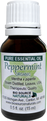 Peppermint, Organic Pure Essential Oil