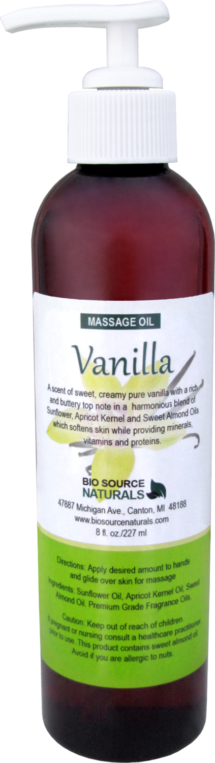 Vanilla Massage Oil 8 fl oz (227 ml)
