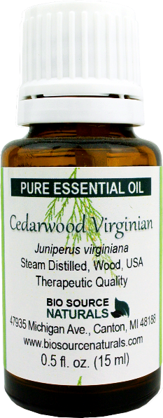 Cedarwood Pure Essential Oil - Virginian with GC Report