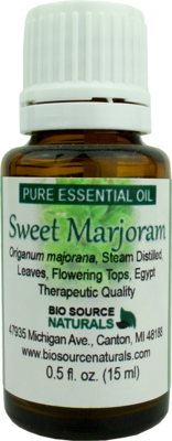 Sweet Marjoram Pure Essential Oil with Analysis Report