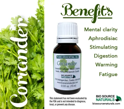 Coriander Seed Pure Essential Oil Analysis Report
