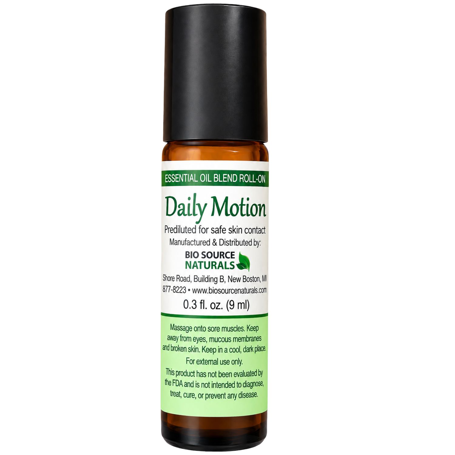 Daily Motion Essential Oil Blend Roll-On | Includes 12 EFT Tapping Scripts, Affirmations &amp; Journal Prompts for Mind-Body Support