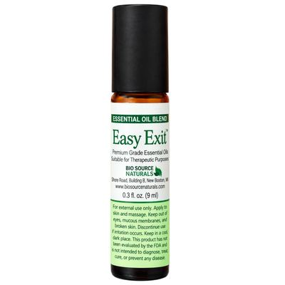 Easy Exit Essential Oil Blend Roll-On 0.3 fl oz (9 ml) Amber Glass Roll-On Bottle with Stainless Steel Roller Ball | Includes Digital Bonus Bundle for Mind-Body Support Easy Exit Essential Oil Blend Roll-On 0.3 fl oz (9 ml) Amber Glass Roll-On Bottle with Stainless Steel Roller Ball | Includes Digital Bonus Bundle for Mind-Body Support