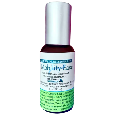 Mobility Ease Roll-On Bottle – Essential Oils for Daily Joint & Muscle Relief, Pre-Diluted for Direct Application