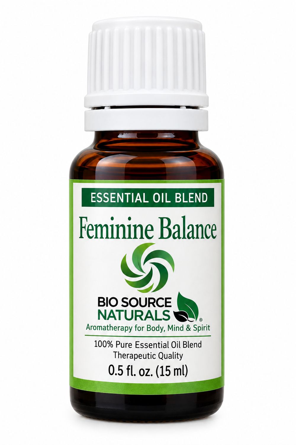 Feminine Balance Essential Oil Blend | Multiple Sizes | Includes 6 EFT Tapping Scripts, Affirmations &amp; Journal Prompts for Mind-Body Support