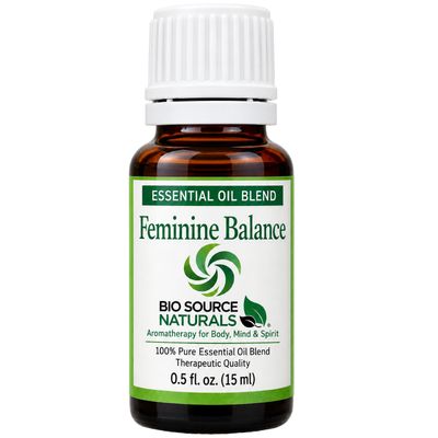 Feminine Balance Essential Oil Blend | Multiple Sizes | Includes 6 EFT Tapping Scripts, Affirmations &amp; Journal Prompts for Mind-Body Support