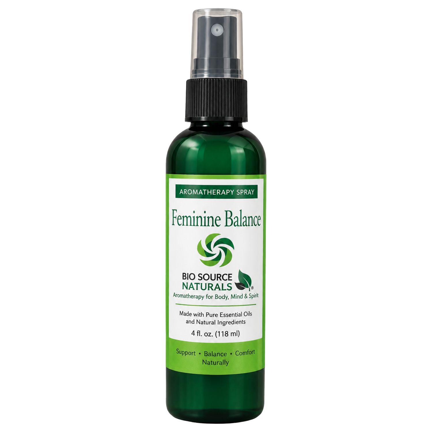 Feminine Balance Essential Oil Blend Spray 8 fl oz (227 ml)  | Includes 6 EFT Tapping Scripts, Affirmations &amp; Journal Prompts for Mind-Body Support