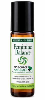 Feminine Balance Essential Oil Blend Roll-On | Includes 6 EFT Tapping Scripts, Affirmations & Journal Prompts for Mind-Body Support Feminine Balance Essential Oil Blend Roll-On | Includes 6 EFT Tapping Scripts, Affirmations & Journal Prompts for Mind-Body Support