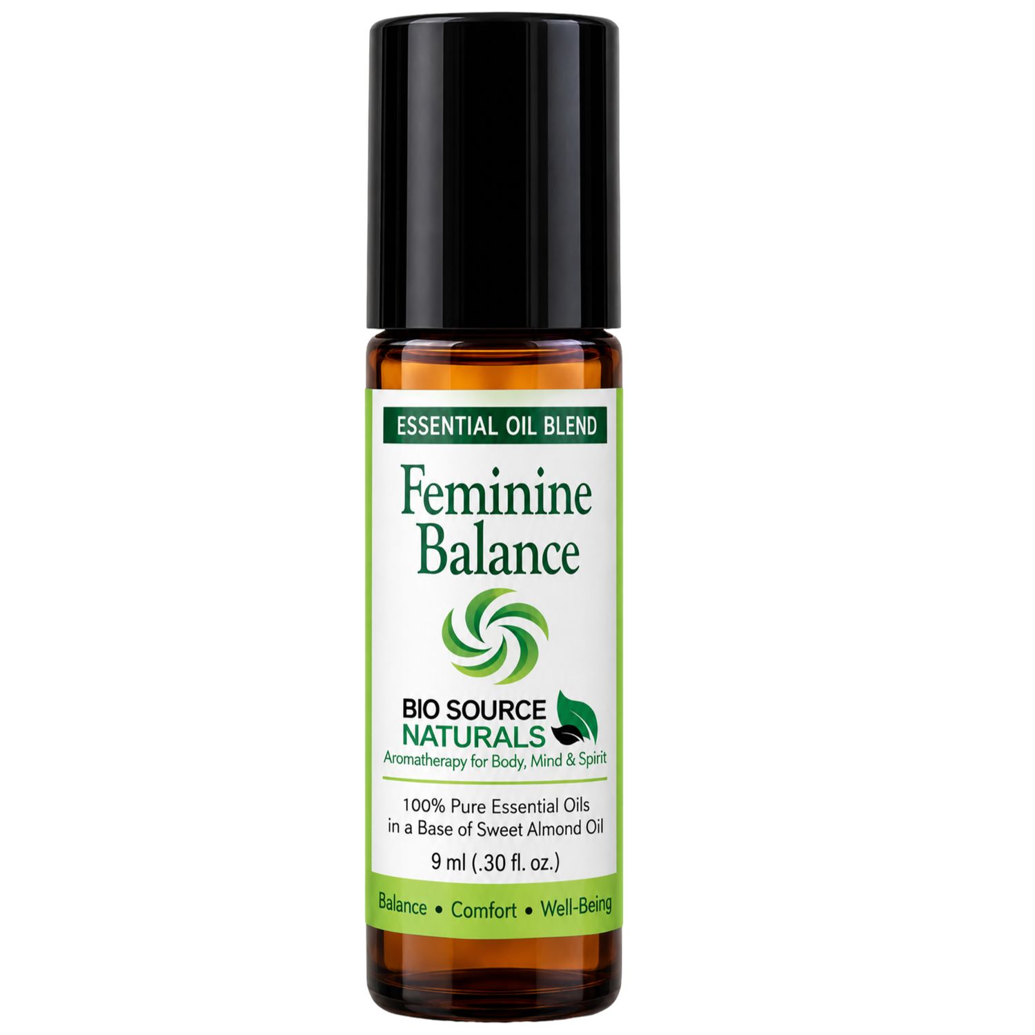 Feminine Balance Essential Oil Blend Roll-On | Includes 6 EFT Tapping Scripts, Affirmations &amp; Journal Prompts for Mind-Body Support