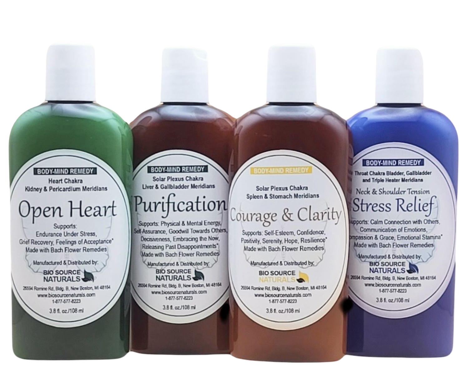 Four Body-Mind Remedy Lotions - $128 Value for $110.00 with Digital Bundle