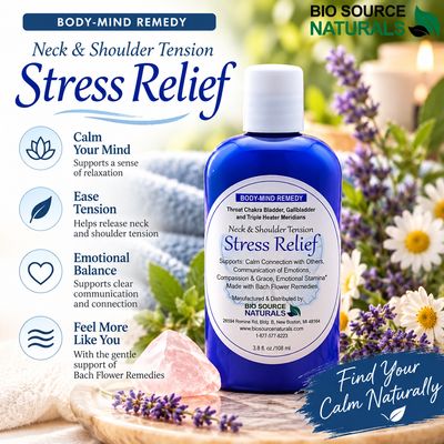 Stress Relief Body-Mind Lotion 3.8 fl oz (112 ml) | Includes 10 EFT Tapping Scripts, Affirmations &amp; Journal Prompts for Mind-Body Healing Support