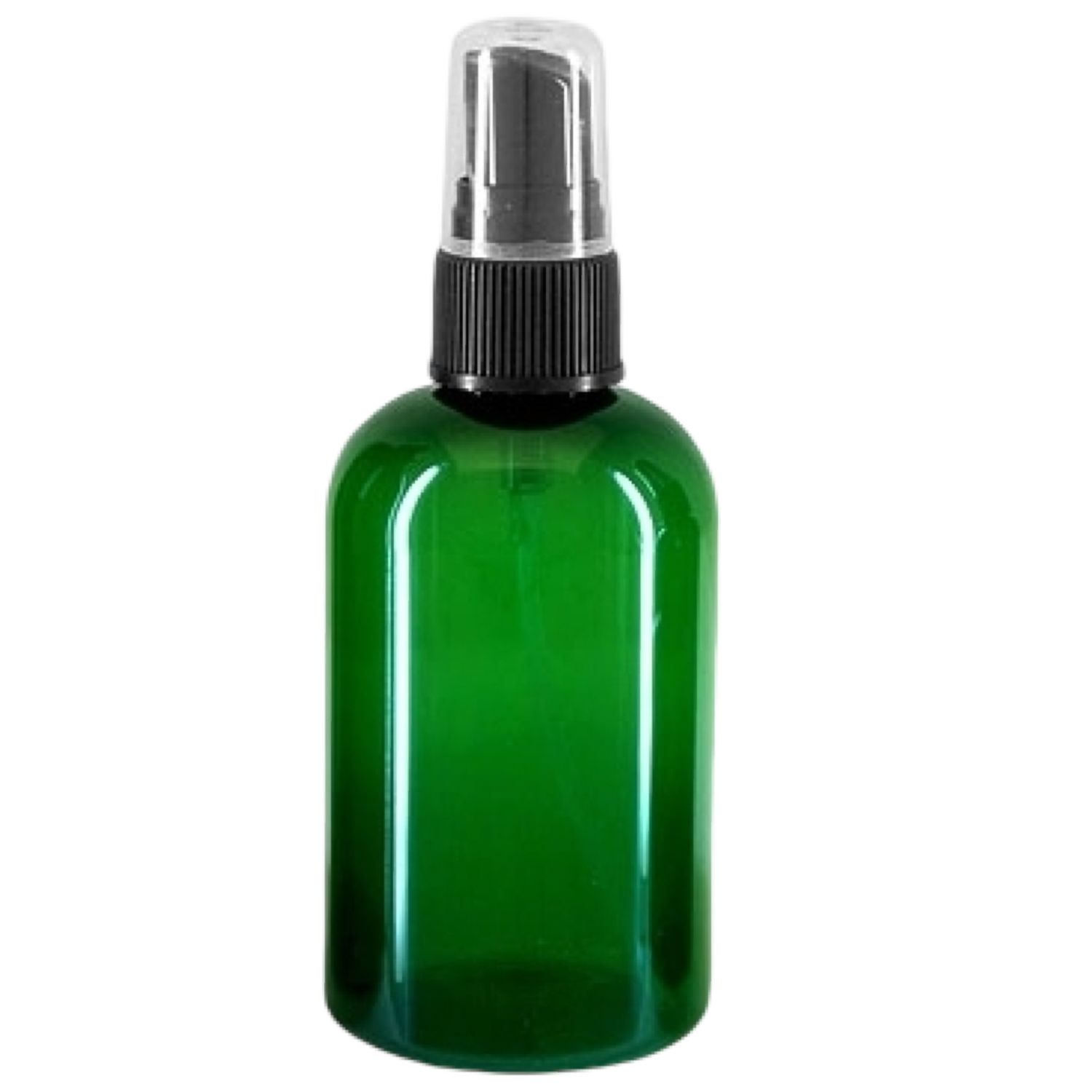 4 fl oz (120 ml) Green Spray Bottle with black fine mist pump sprayer
