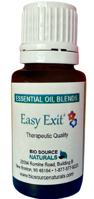 Easy Exit Essential Oil Blend Bottle – BioSource Naturals Aromatherapy for Digestive Comfort & Regularity