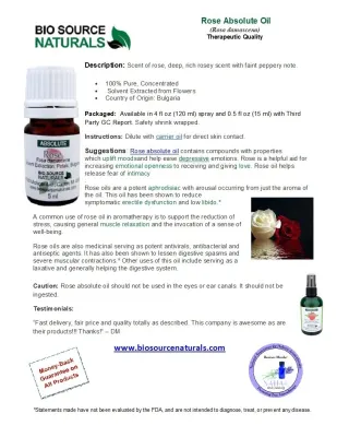 Hydrosol Rose Spray - 4 fl oz (120 ml)