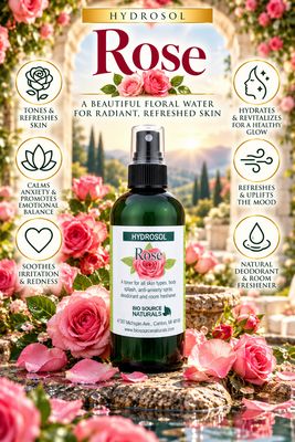 Hydrosol Rose Spray - 4 fl oz (120 ml)