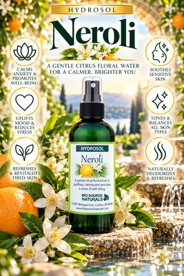 Hydrosol Neroli – Calming Spray 4 fl oz (120 ml)