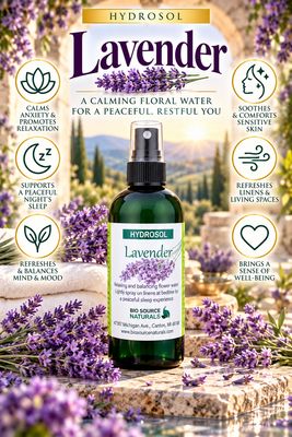 Hydrosol Lavender Spray - 4 fl oz (120 ml)