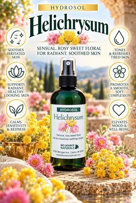 Hydrosol Helichrysum – Natural Cologne 4 fl oz (120 ml)