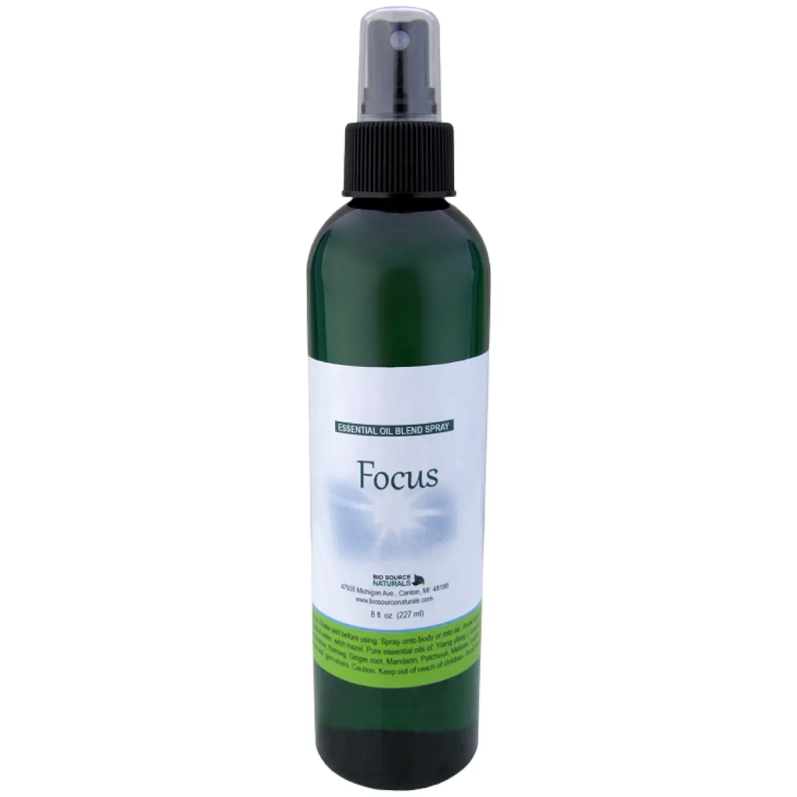 Focus Essential Oil Blend Spray 8 fl oz (227 ml) with Digital Bonus Bundle
