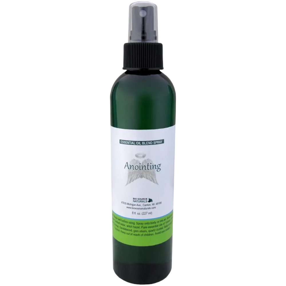 Anointing Essential Oil Blend Spray - 8 fl oz (227 ml) 8 ALL-NEW EFT Tapping, Affirmations, Journal Entry with Prompts for Spiritual Healing