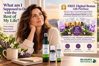 Anointing Essential Oil Blend Spray - 8 fl oz (227 ml) 17 ALL-NEW EFT Tapping, Affirmations, Journal Entry with Prompts for Mind-Body Support