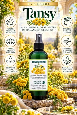Hydrosol  Tansy Spray - 4 fl oz (120 ml)